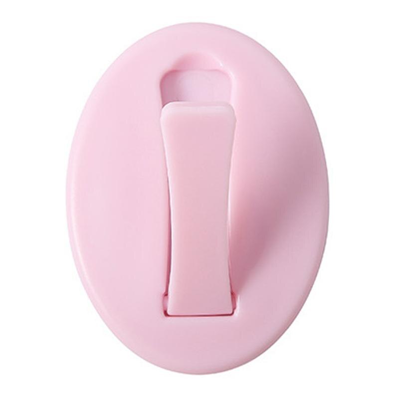 Spijkervrije kleefpasta deur achterkant kledinghaken badkamer gadgets keuken muur deurhaak sterke hanger: Roze