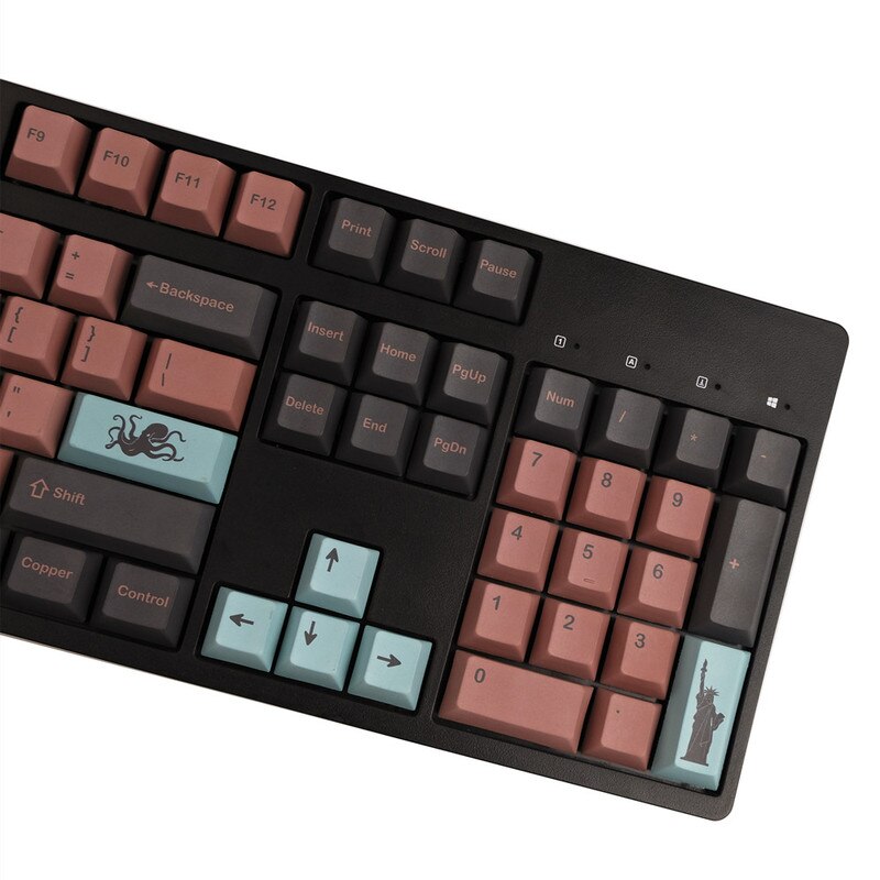 GMK Kupfer Tastenkappen PBT Farbstoff unterlegt Japanischen Schlüssel Kappen Kirsche Profil Keycap Mit 2,25 U 2,75 U 3U 7U Spacebar ISO Eingeben