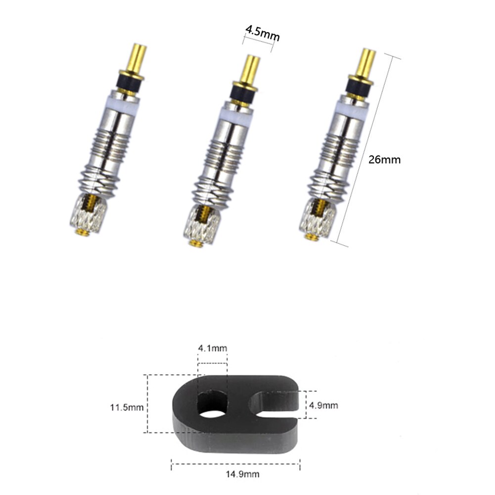 2/6/12Pcs Fiets Ventiel Stem Presta Stijl Ventiel Kern Voor Tubeless Racefiets Mtb bike Fren Voor Fiets Ventiel