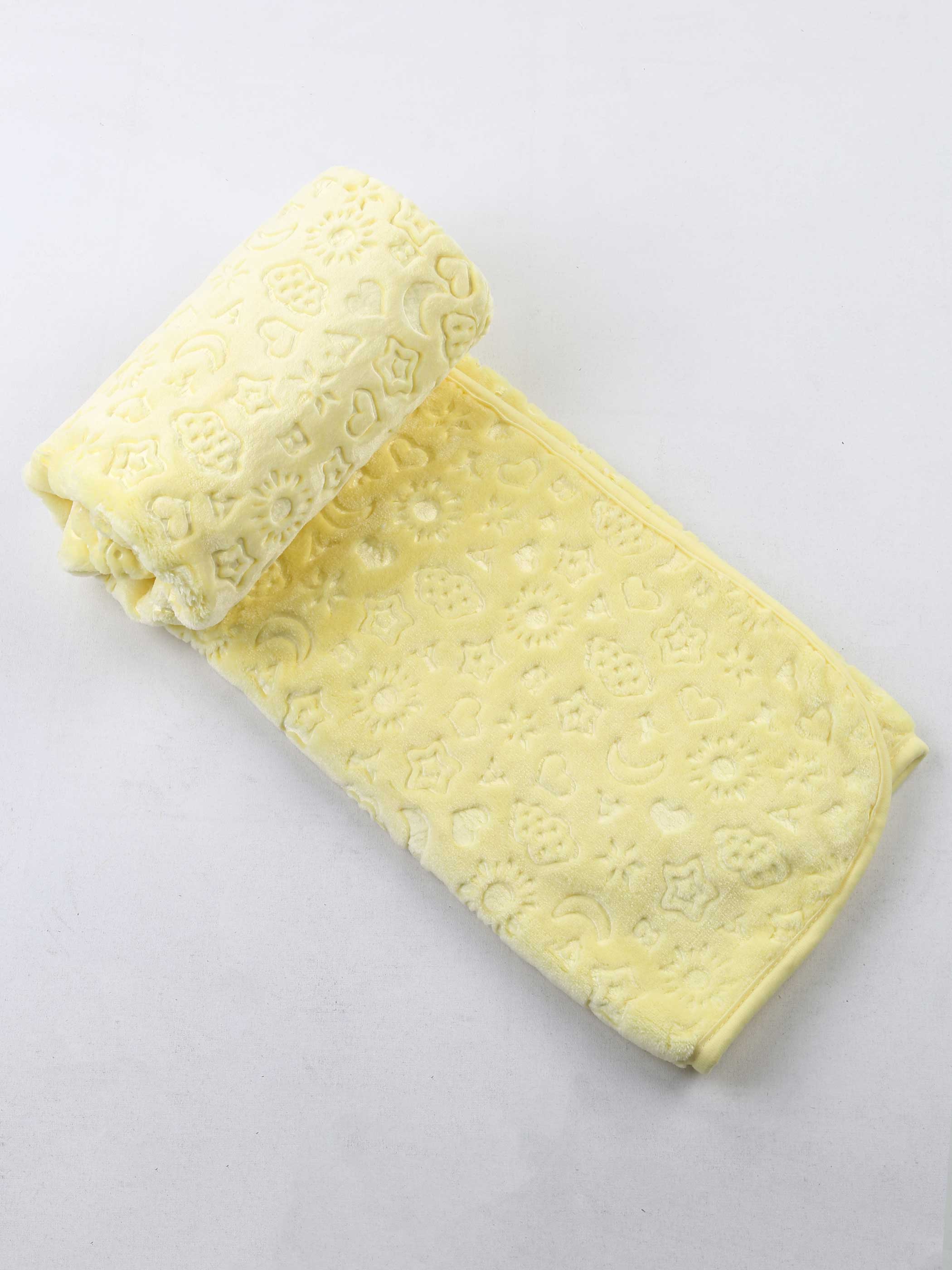 Baby Meisje Jongen Oppervlak Warm Beschermd Zachte Deken Baby Wrap Deken Katoen 120X100Cm Opluchting Mooie Pluche Warm comfortabele: Yellow B