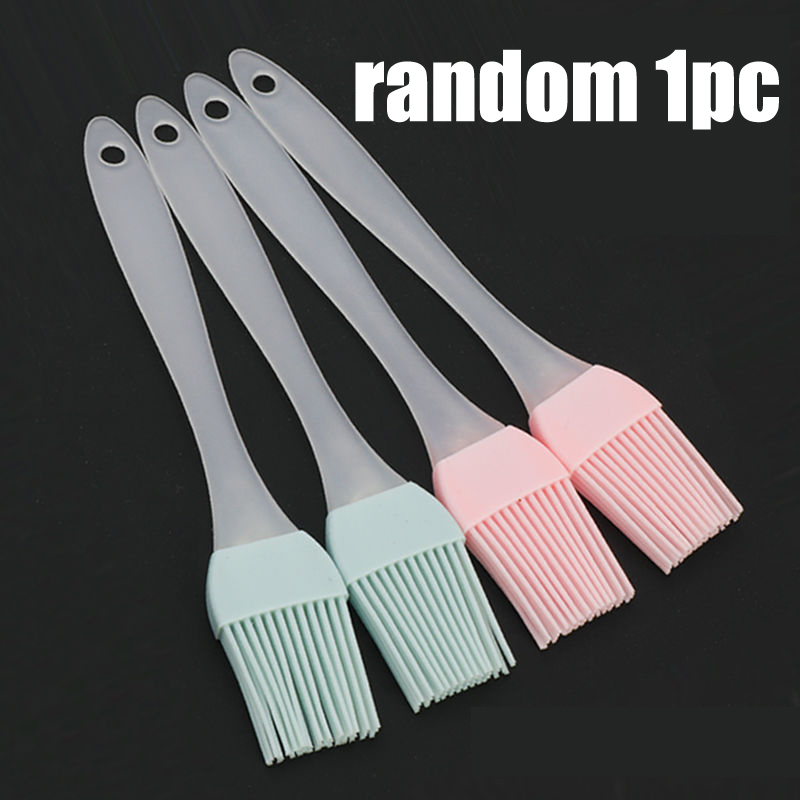 Silicone Cream Baking Scraper Non Stick Butter Spatula Cutter Chocolate Smoother Heat Resistant Kitchen Pastry Tools Scraper: random 1PC