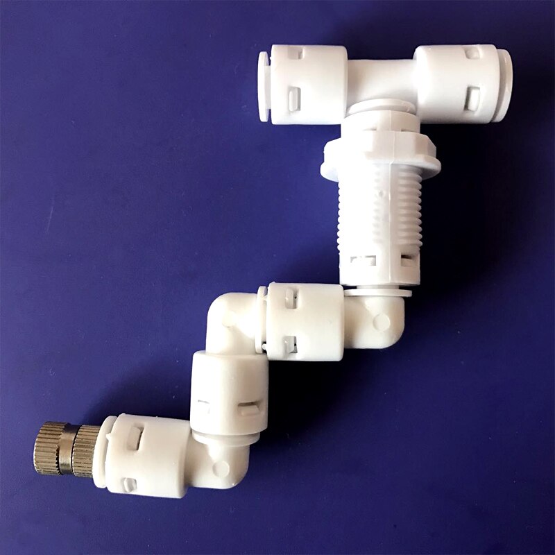HEMAN 3pcs Reptiles Fogger Mist Sprinkler Rainforest Tank Pet Humidification Cooling System Reptile Pet Terrarium Misting System: 1-head White