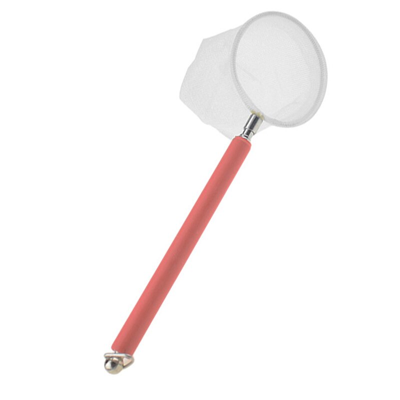 Mini red de camarón para acuario, malla fina telescópica, pequeña red de pesca con mango largo de acero inoxidable, M56: Circular Net