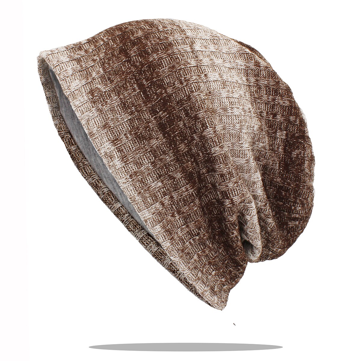 Lovingsha herfst- en wintermutsen voor dames gebreide dames dunne muts merk skullies en mutsen herenmuts unisex  ht176: Khaki