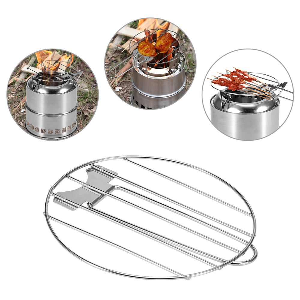 LIXADA GRILL Zubehör Grill Net Edelstahl BBQ Grill Net Mit Faltbare Griff Für Outdoor Camping Picknick Holz Herd Verwenden