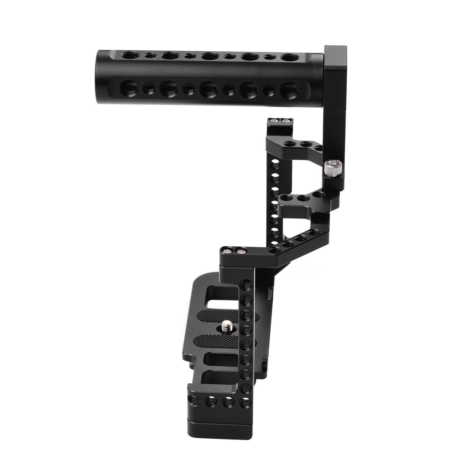 Andoer Camera Cage + Maniglia Superiore In Lega di Alluminio Kit con Dual Fredda Shoe Mount 1/4 "Vite per Canon EOS 90D/80D/70D DSLR Della Macchina Fotografica