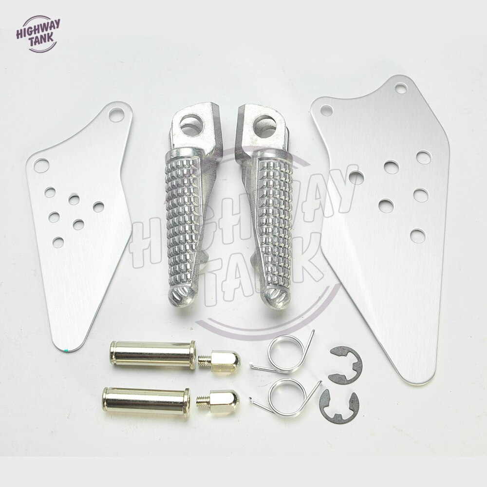 Motorrad Vorne Fußrasten Fußrasten Halterung Kit Motor Fuß Rest Pedal fall für KAWASAKI NINJA ZX6R ZX-6R 05-08 ZX636 05-06