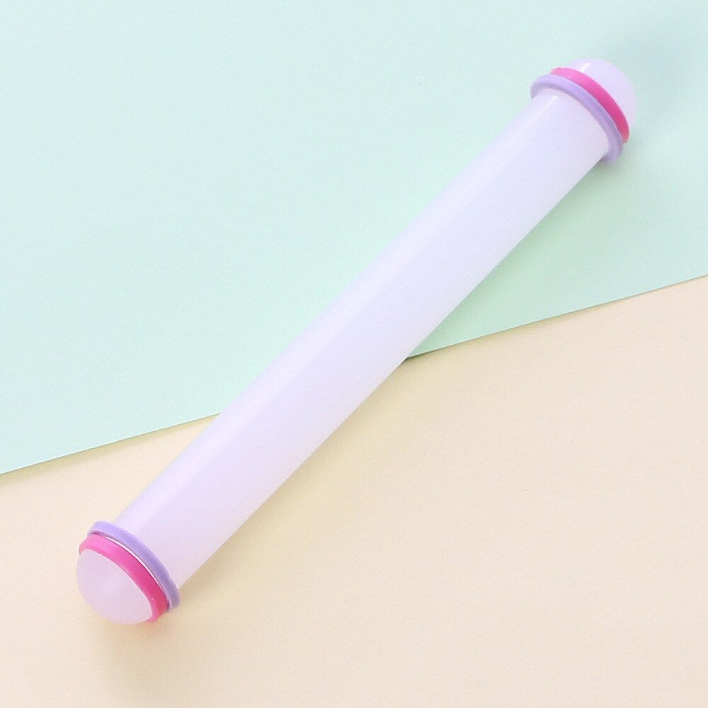 Kitchen Baking Tool Plastic Non-Stick Rolling Pin Glide Sugar Fondant Cake Pastry Rolling Pin Dough Roller Cooking Tools