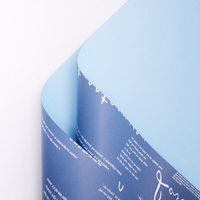 20 stücke Englisch Buchstaben Gemusterten Dekorativen Papier Wasserdicht Verpackung Papier Einfarbig Koreanische Blume Packpapier: 3