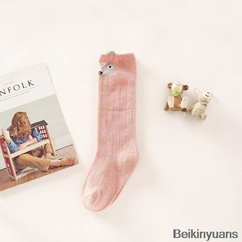 1 Pair Unisex Sveglio Bello Del Fumetto di Fox Kids del bambino Calzini E Calzettoni Al Ginocchio Della Ragazza del Ragazzo Del Bambino Del Bambino Calzini E Calzettoni animale infantile Morbido Cotone calzino