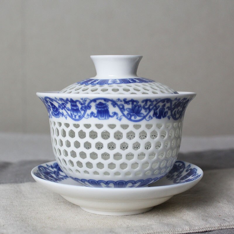 NEWYEARNEW 140ML/160ML Ceramic Tea Tureen Teaware Kung Fu Tea Set Home Decoration Boyfriend Husband Business Love Wedding: N