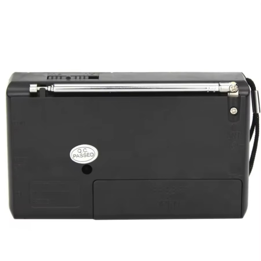 AM FM Portable Mini Two Band Radio Full-wave Band Battery Powered Radio Built-In Speaker Outdoor Emergency Radio for Elders