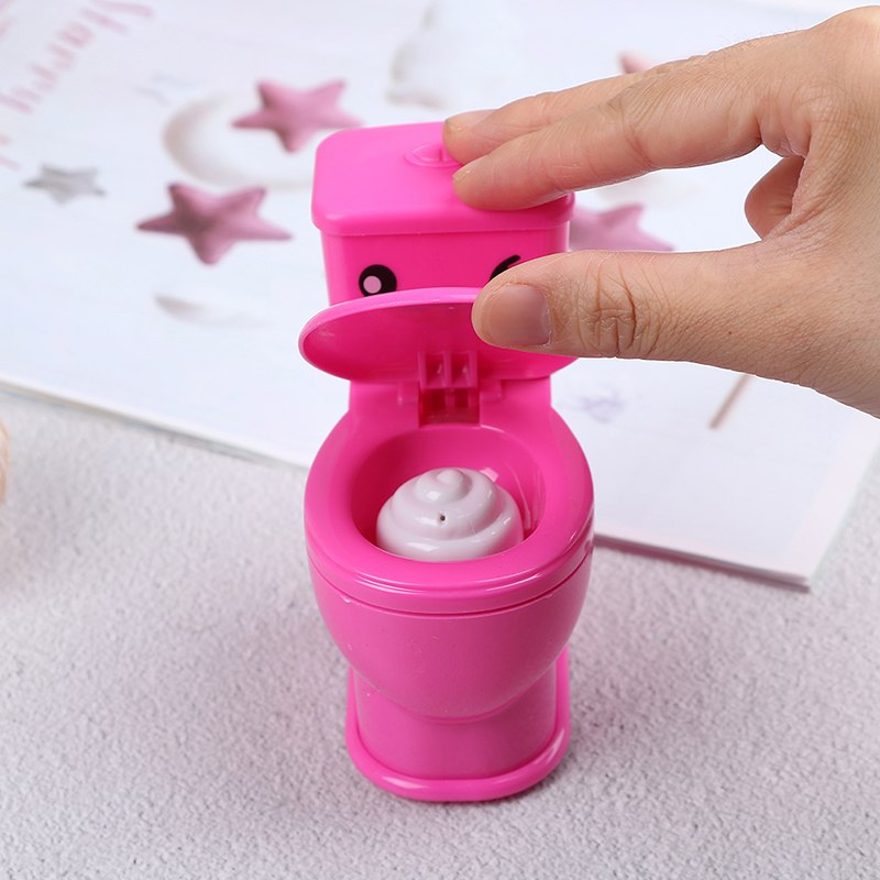 Maker Trick Fun Novelty Mini Funny Prank Squirt Spray Water Toilet Closestool Joke Gag Toy Desktop Blague Tricky