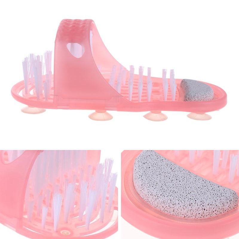 Zapatos de baño para hombre, zapatillas de masaje para pies, piedra pómez, cepillo de ducha, productos de baño para pies, cuidado de limpieza de pies