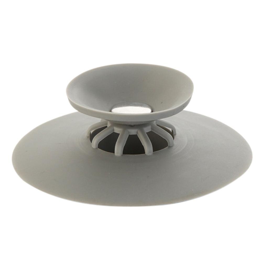 Silikonowe kółko sitko robić zlewu filtr korek wodny odpływ podłogowy wyłapywacz włosów zatyczka robić wanny korek robić zlewu kuchennego: lekki szary