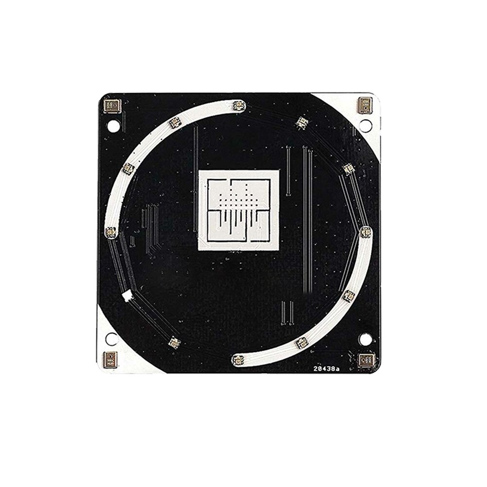 Expansión compacta placa Mini Programable RGB LED AI Quad micrófono AC108 componente práctico ReSpeaker de voz inteligente 4 Mic Array