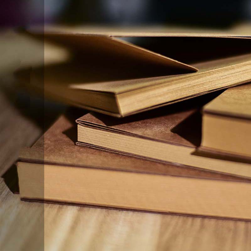 Ezone anteckningsbok planerare brun/beige papper tomma sidor skiss anteckningsbok klippbok resedagbok skola kontorsmateriel