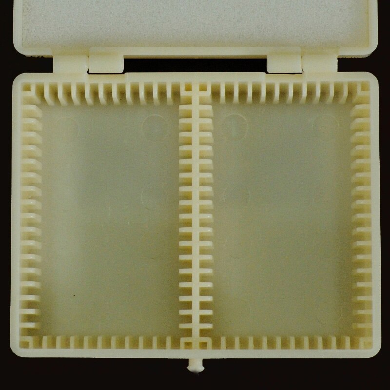 Universal Plastic Microscope Slide Box Microscopio Slides Slice Storage Case