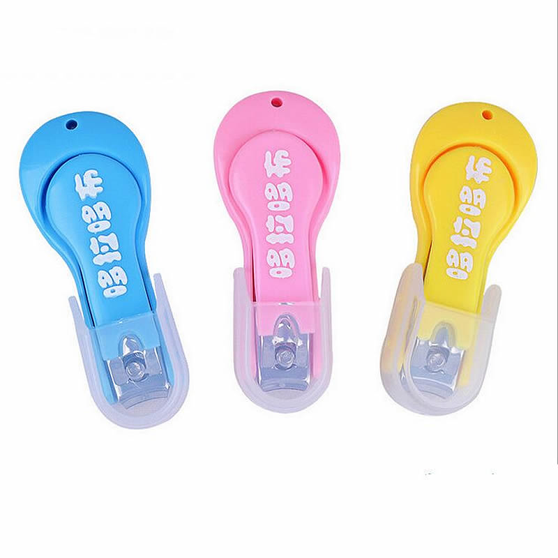 Lovely Mini Baby Nail Care Practical Clipper Trimmer Blue Pink Convenient Daily Baby Nail Care