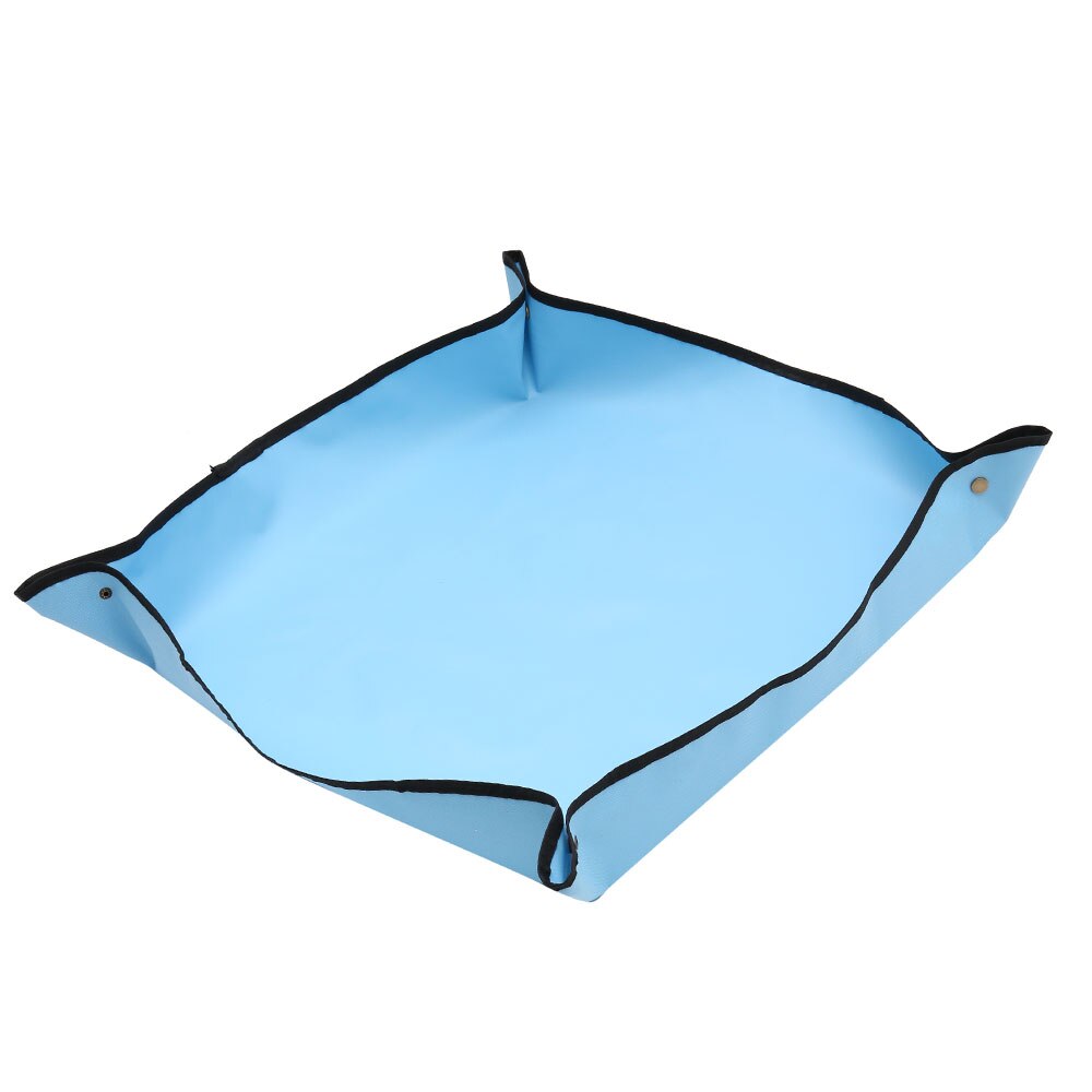 Garden Plant Mat Waterproof Moistureproof Land Mat Reusable Foldable Gardening Soil Pad Replacement Flower Plant Transplant Pot: C 100X100CM