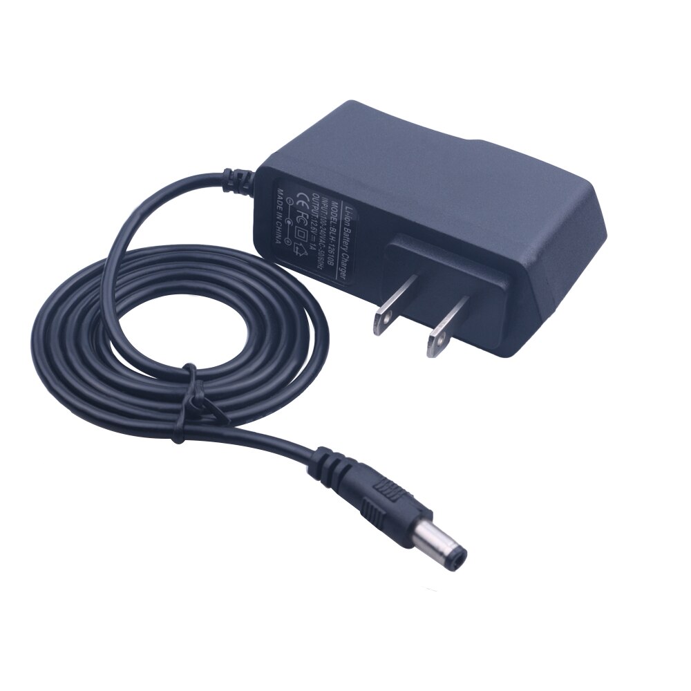 12 v carregador 12.6 v 18650 carregador de bateria de lítio dc 5.5*2.1mm adaptador de alimentação adaptador de carregamento de energia eua/reino unido