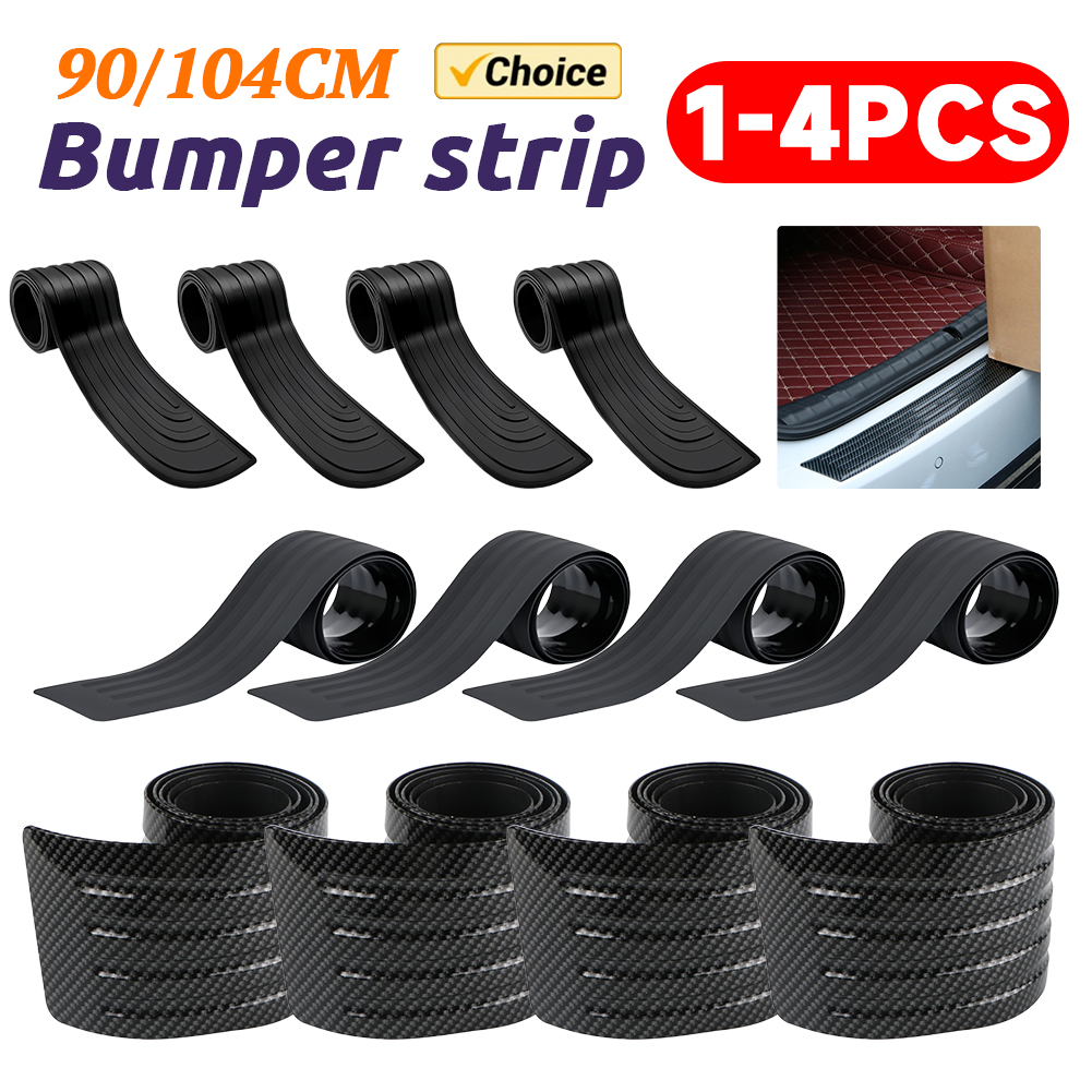Car Trunk Door Sill Plate Protector Anti-Scratch Anti-Collision Protector Car Rear Bumper Guard Plate Cover Trim Car Accessories
