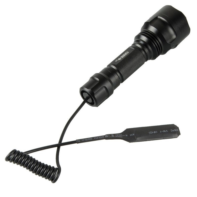 Remote Pressure Switch Flashlight Rat Tail Switch For C8 Q5/R5/T6 LED Torch Best Without Flashlight