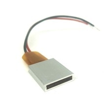 Plaque chauffante PTC en céramique | 2 pièces 25*21*5mm 12V/24V/220V Thermostat en aluminium, élément de plaque chauffante PTC