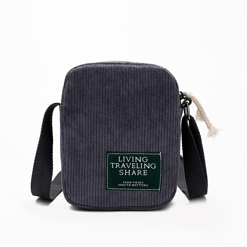 Moda feminina crossbody saco do mensageiro sacos de ombro senhoras bolsa casual para mulher 2020 bolsas veludo marrom: Gray