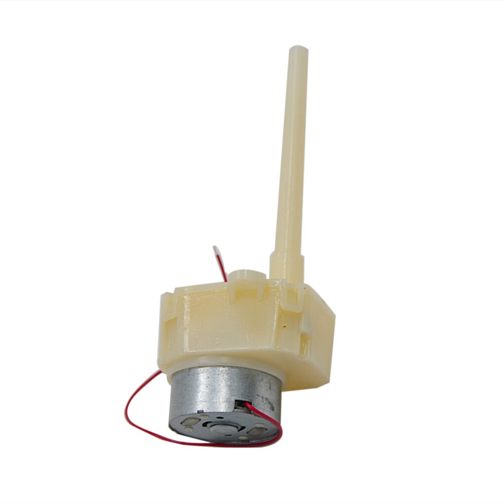 Jævnstrømsmotor 6v 12v 8-16 o / min snekkegearmotor langakslet turbine langsom reduktion gearkasse elektronisk legetøj diy