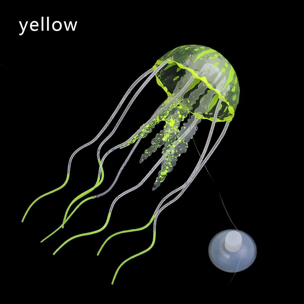 Glowing Effect Artificial Jellyfish Fish Children's novelty toys light toy Decorative in water For Kids