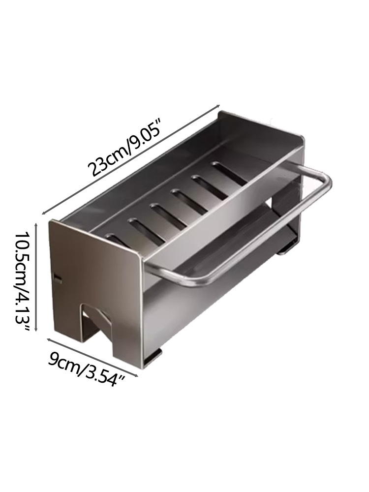 Küche Waschbecken Ständer Schwamm Halfter Abtropffläche Organisatoren Lagerung Zubehör Regal Lagerung Organizer Geschirr Trocknen Gestell Spielereien