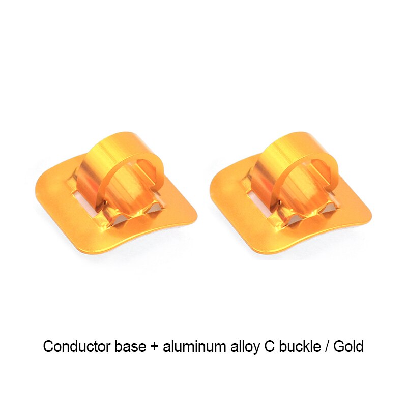 thumbnail image 2 of KREX C-Clip Cable Guide For MTB – 10 Pieces Gold – Gobike88 2 of 3