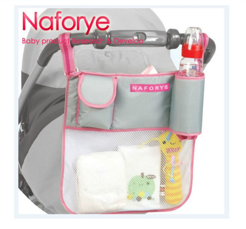 Baby Stroller Hanging Bag Car Seat Back Storage Charter Hanging Mommy Bag Children's Bed Hanging Bag Storage Bag Mummy Bag