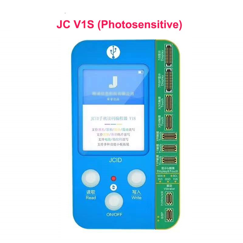 JC-programador de huella dactilar para IPHONE 7, 8, 8P, X, tono fotosensible, batería de choque táctil, matriz de puntos, X-11 PRO MAX