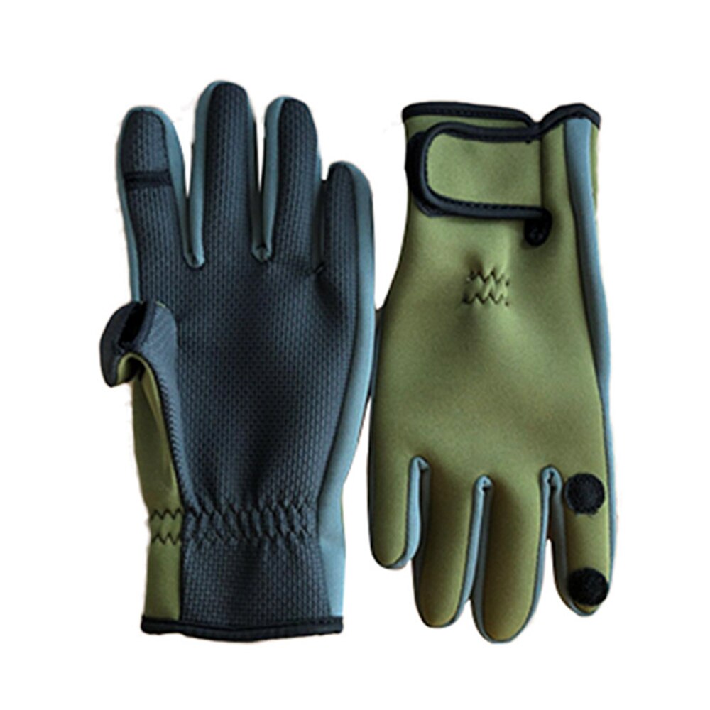 Outdoor Winter Fishing Gloves Waterproof Three or  – Grandado
