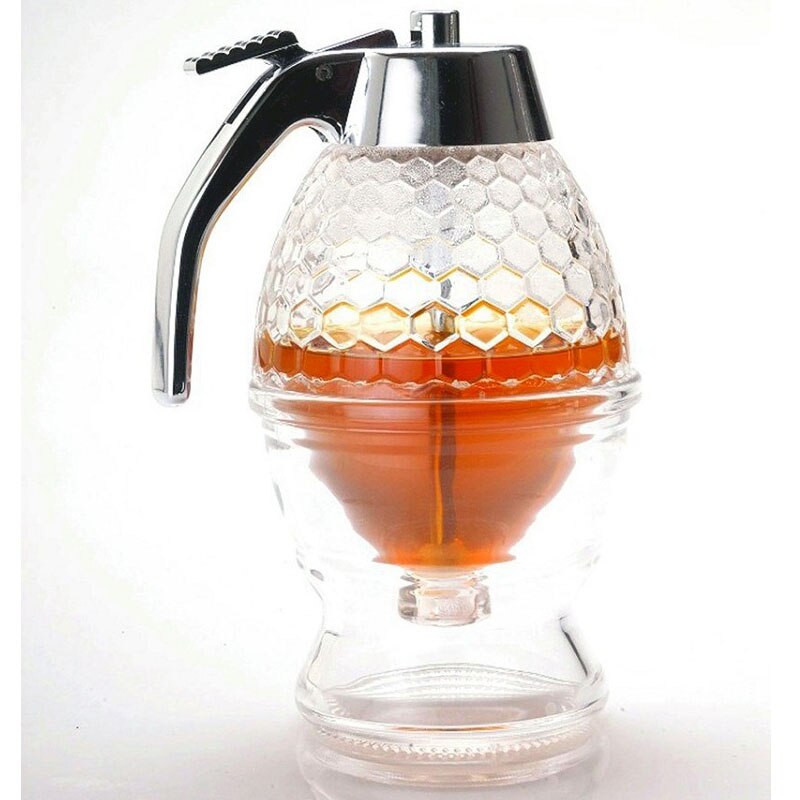 Distributeur de miel, bouteille à presser, récipient de sirop, distributeur de gouttes d'abeille, bouilloire support de Pot de rangement, tasse de jus, outils de cuisine