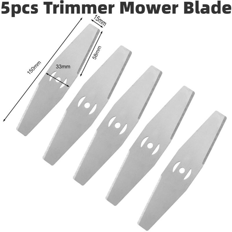 1-6pc metall gresstrimmer erstatningshode blad sagblad for elektrisk skjæreklipper montering hageverktøy tilbehør: Grønn
