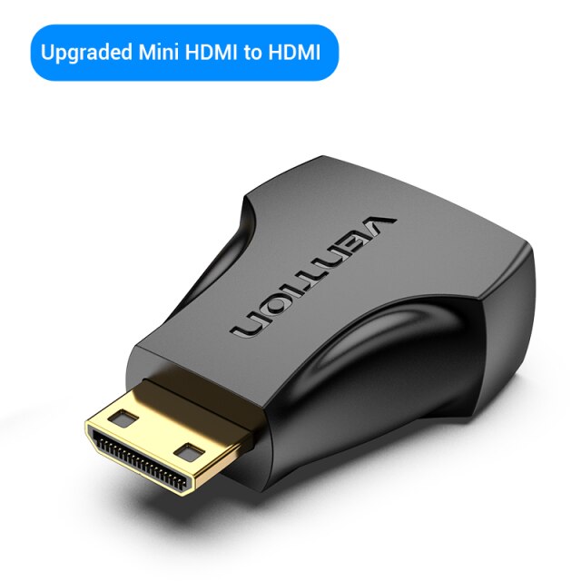 Drag Micro Hdmi Adapter 1080P Micro Mini Hdmi Man-vrouw Connector Voor Projector Camera Tv Mini Hdmi-compatibel Converter: Upgraded Mini HDMI
