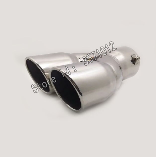 Car cover muffler exterior back end pipe dedicate exhaust tip tail outlet ornament vent part 1pcs For Toyota RAV4: B1007Sa76