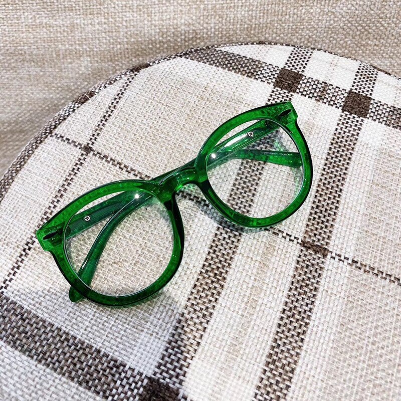 Blue Light Kids Glasses Boy Girl Child cat eye Frame Transparent Sun Glasses Anti Glare Prescription Glasses UV400