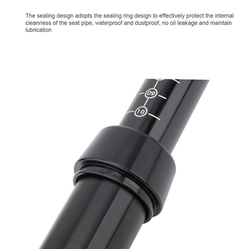 Zoom mtb cykel mountainbike teleskopisk sæde stang sadelpind forlænget sadelrør one-key løftestød sæderør