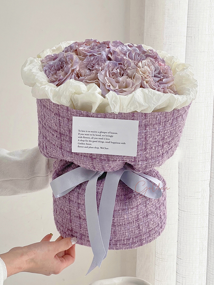 1.5 Meters Luxury Style Fabric Wrapping Cloth for Flower Bouquet Packaging Handmade Diy Material