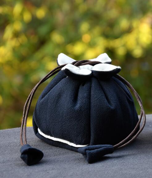Travel Tea Pot cup Storage Bag Cotton Tea Cup Cloth Bag Solid Teaware protective jacket Outdoor Three Layer Tea Accessory ZH561: color1