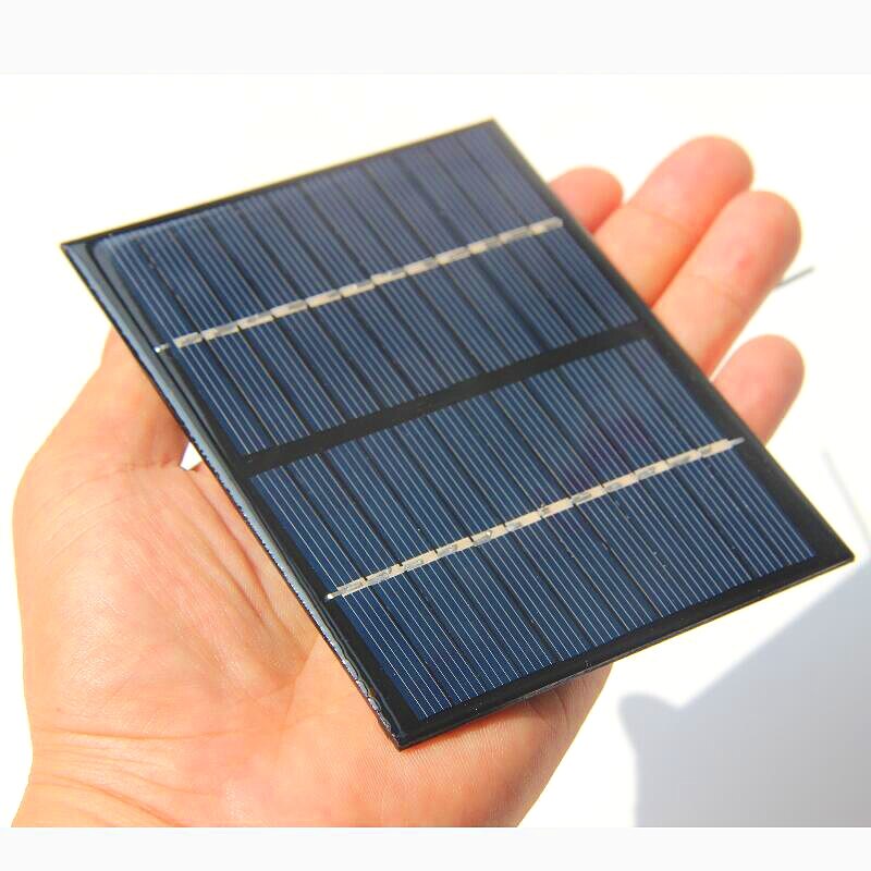 Billige 1.5w 12v solcelle modul polykrystallinsk solpanel med kabel ledning gør det selv solcelle batteri oplader undersøgelse 115*90*3mm 4 stk.
