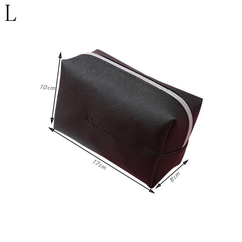 Leather Pencil Case School Pencil Cases Large Capacity Makeup Bag Student Stationary Office Pencil Pen Case Box Bag Kids: L