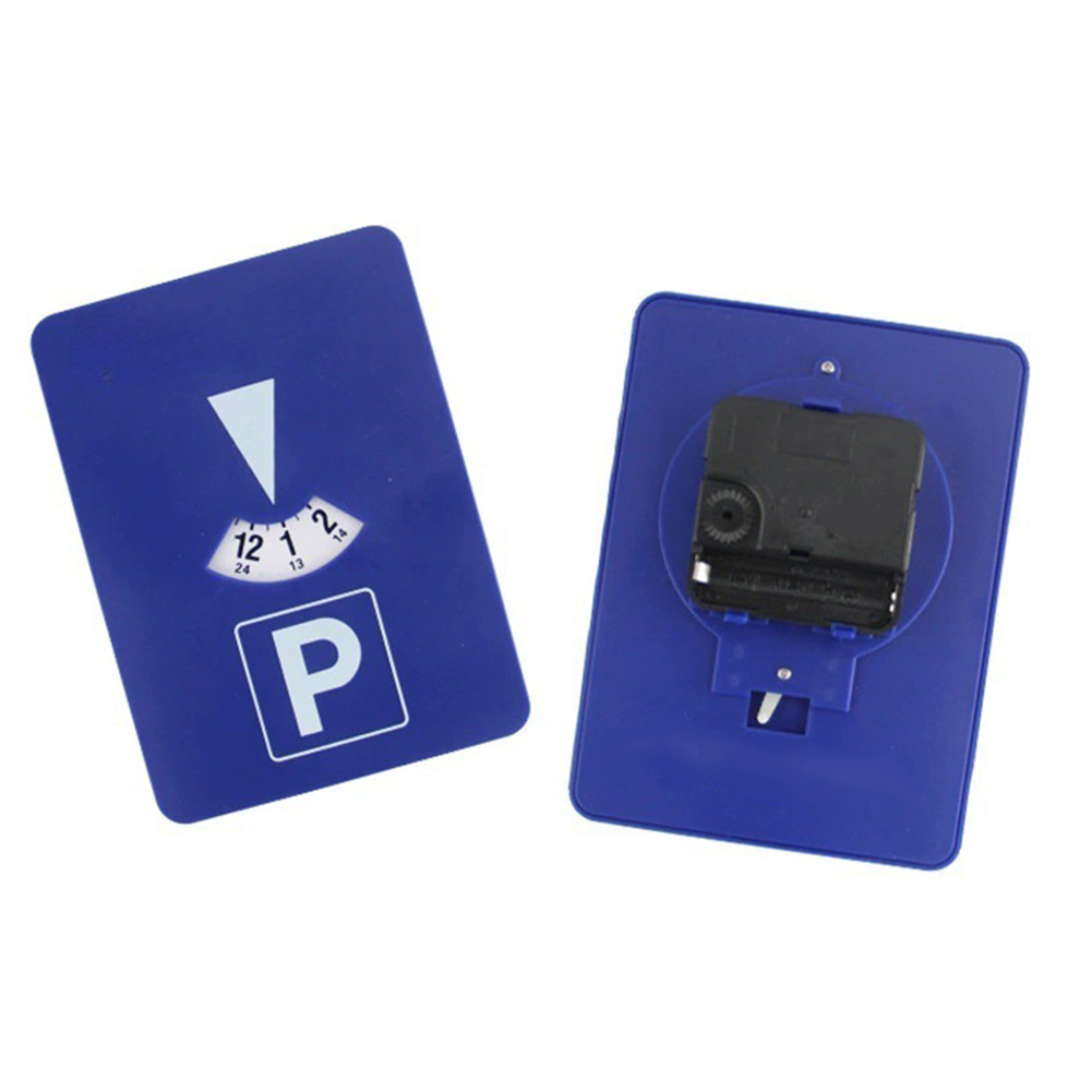 Car Parking Disc Timer Parking Wheel Timer Built-in Clock Spot Electronic Parking Sign Timer Parking Clock Card Automatic Update