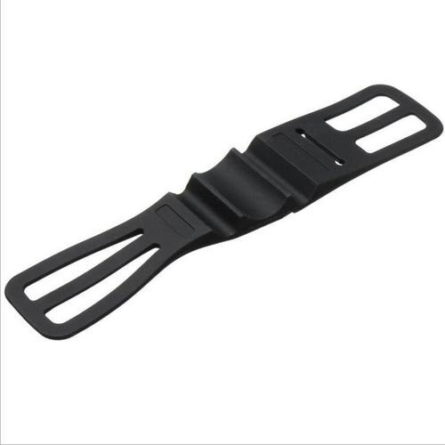 Correa de silicona para teléfono móvil, soporte para teléfono móvil para manillar de Smartphone, accesorios de bicicleta 1 unidad: Black