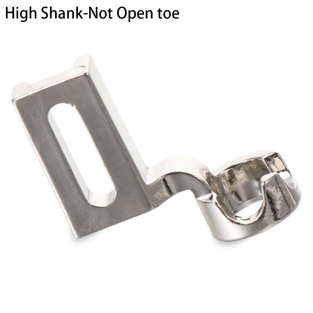 Prensatelas de regla para zurcir, máquina de coser bordada, bricolaje, regla de zurcir de movimiento libre, Kit de fabricación de retales de marco de pie: High Shank Not Open