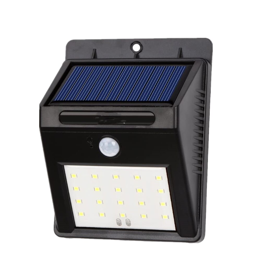 2835SMD 20Leds Zonnepaneel Powered Led Pir Motion Sensor Lamp Nachtlampje Tuin Decor Wandlamp Energiebesparende